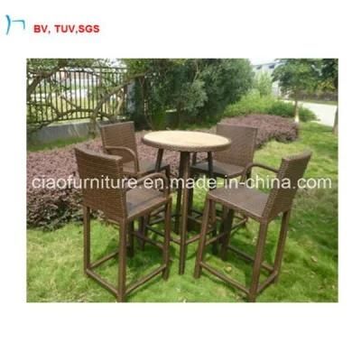 C-Outdoor Modern Rattan Bar Table and Chair