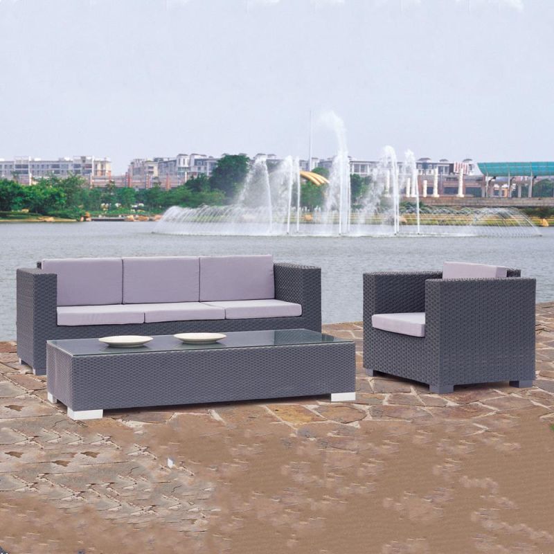 Leisure Classic Bistro Furniture Rattan Sofa Set