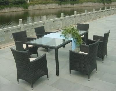 Patio Furniture Rattan Table and Chair - 1
