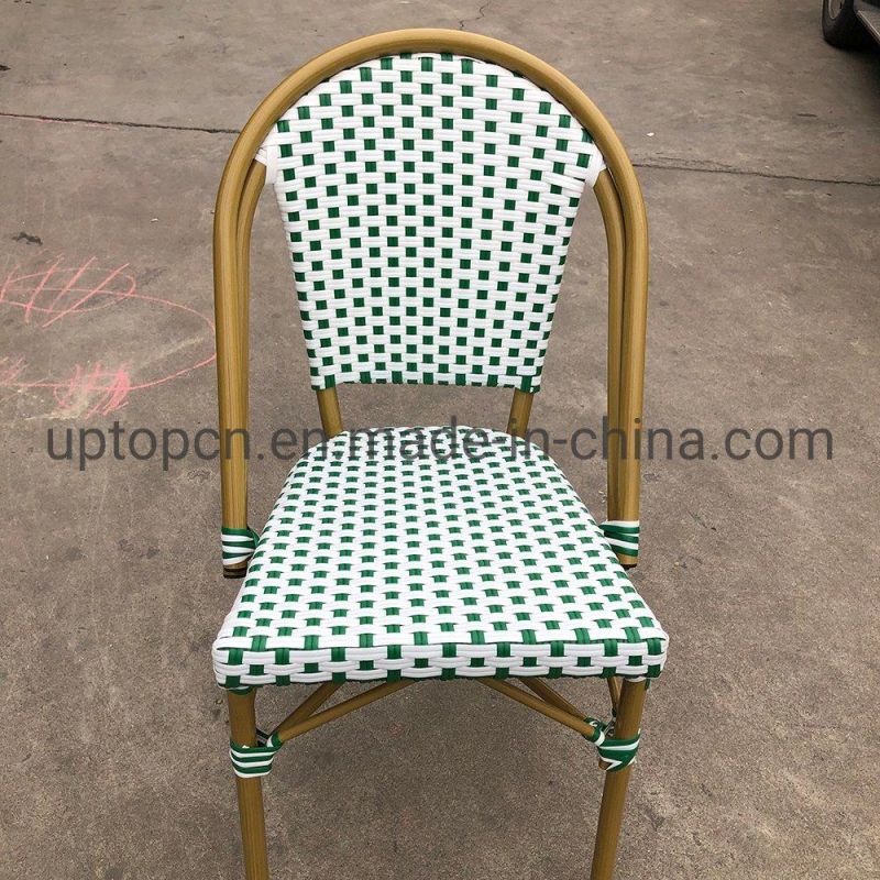 (SP-OC429) Gardent Restaurant Furniture Cafe Outdoor Rattan Stackable Chair and Stable Table