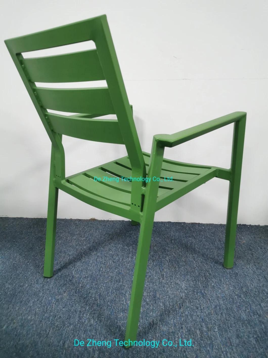 Hot Sale Fast Delivery High Quality Hotel Garden Stackable Chairs Metal Commercial Outdoor Cafe Furniture
