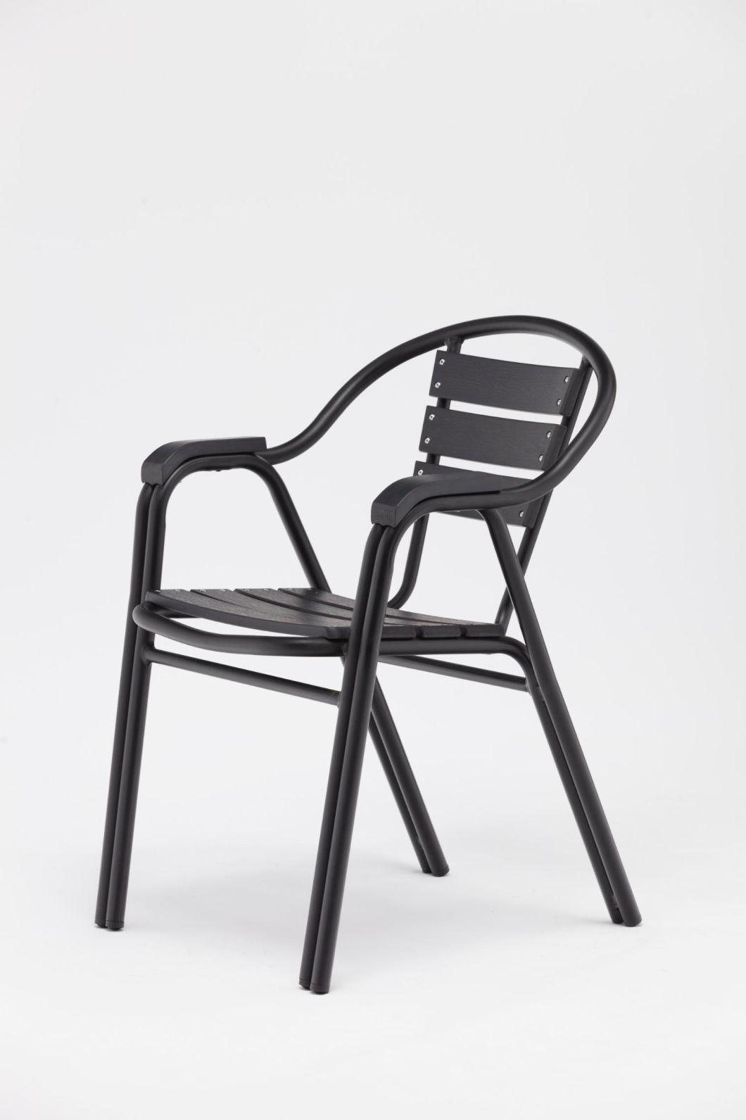 Outdoor Wooden Color Poly-Wood Chair