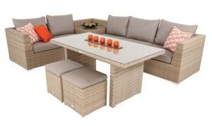 Outdoor Garden Rattan Wicker Furniture 9PCS Lounge Dining Sofa Set