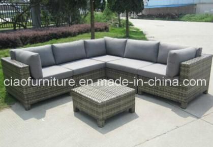 C-SGS Outdoor Garden Furniture Luxury Rattan Sofa (6034)