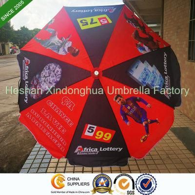 2m Digital Printing Promotional Outdoor Sun Parasol with Windproof Ribs (BU-0040W)