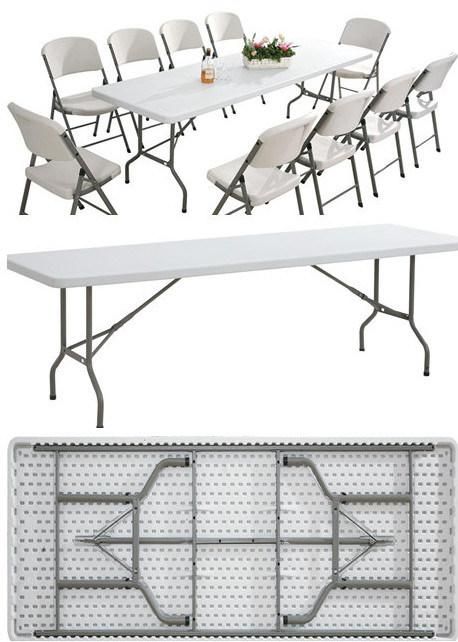 Patio Rectangle Folding Table for Party, Conference, Picnic
