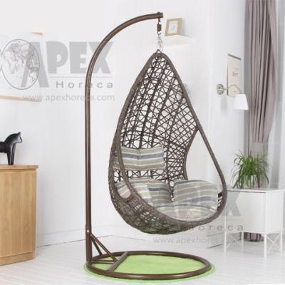 Custom Modern Outdoor Furniture Metal Egg Hanging Swing Chair