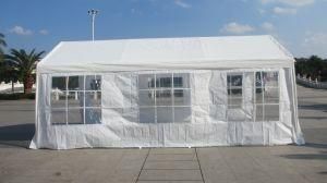 3.0mx6.0m Steel Frame Material Outdoor Garden Gazebo with Side Windows