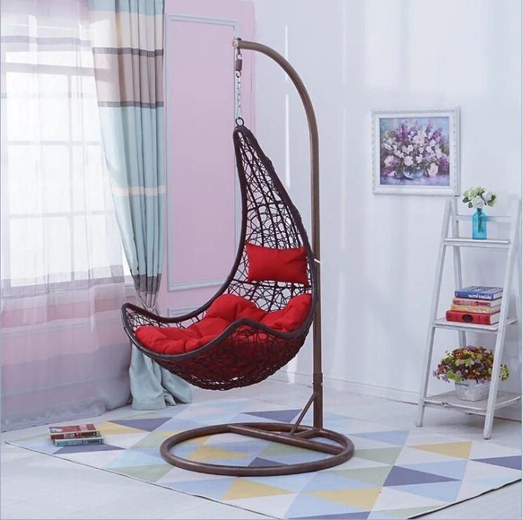 Wholesale Customized Wicker Rattan Patio Leisure Hotel Egg Swing Chair