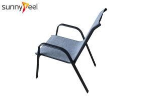 Outdoor Garden Textilene Steel Frame Chair