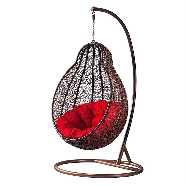 Outdoor Patio Garden Hanging Swing Egg Wicker Rattan Swing Chair
