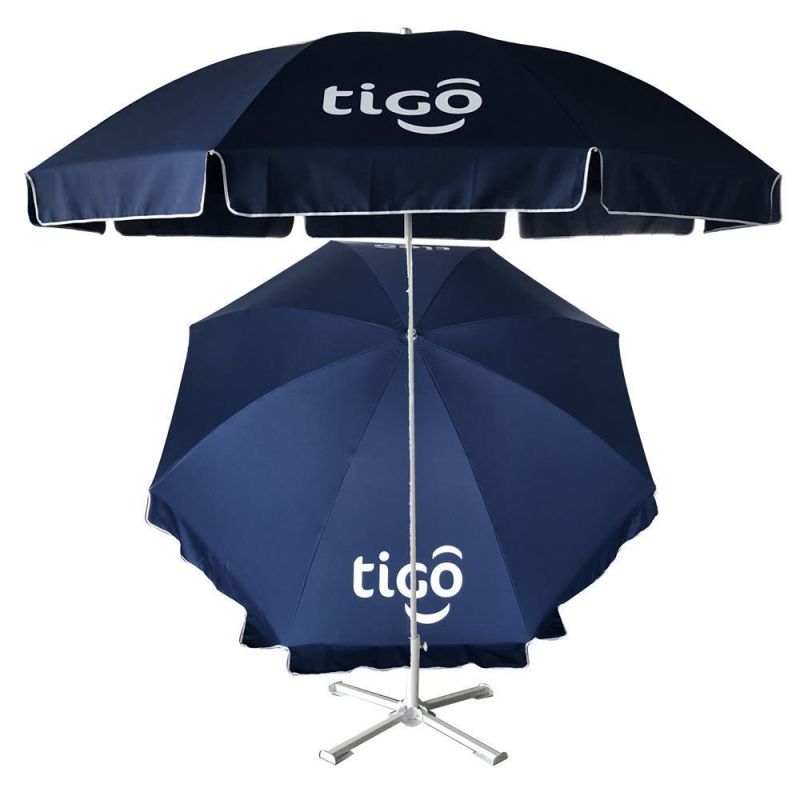 UV Protection Outdoor Large Beach Sun Umbrella with Restaurant Garden