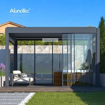 AlunoTec Outdoor Louvre Roof 6x4 Patio Cover Structures Ideas Pergola Installation for Backyard Deck