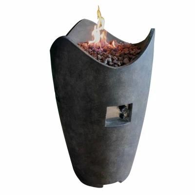 Fire Pot Vertical Fire Pit Lp Propane Priscilla Fire Column