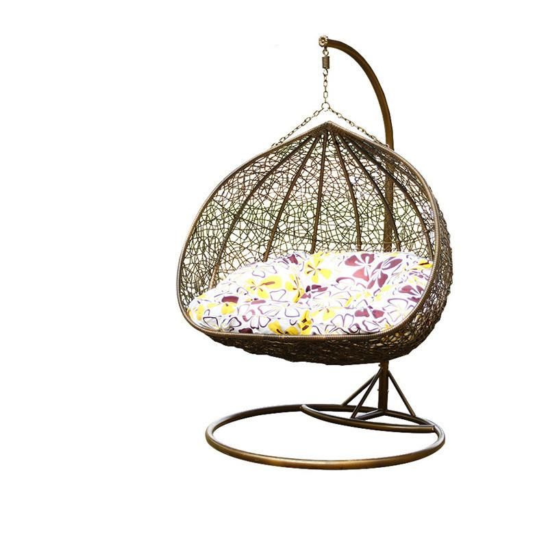 New Designed Double Seat Egg Home Outdoor Hanging Swing Chair