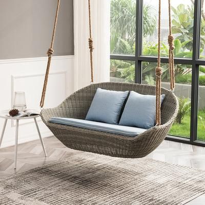 Balcony Hanging Family Hanging Basket Rattan Indoor Rocking Chair
