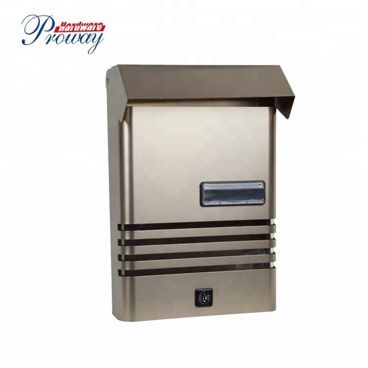 New Design Wall Mounted Cast Aluminum Mailbox