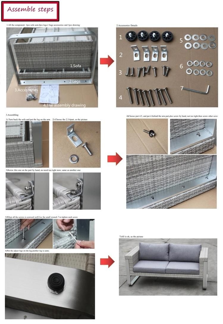 Foshan Modern Rattan/Wicker Garden Custom Furniture Set Other Outdoor Patio Furniture
