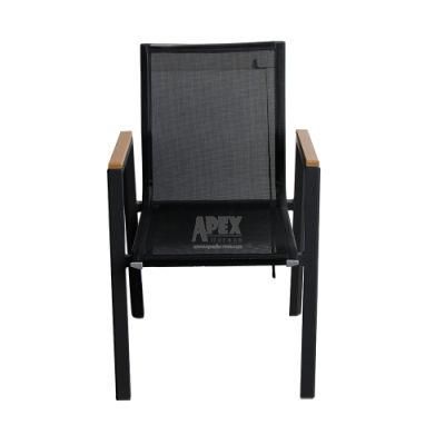 Hot Selling Outdoor Furniture Modern Fabric Restaurant Garden Dining Chair