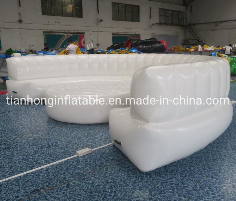 Outdoor 6m White Inflatable Sofa