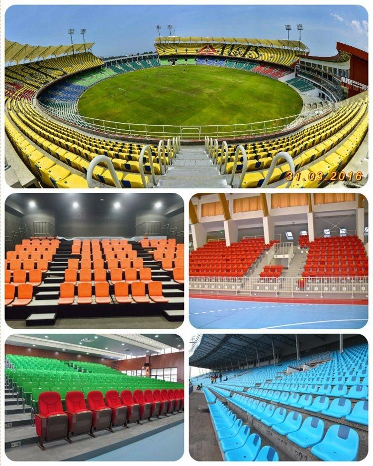 PP Solid Injection Moulded Plastic Seat for Spectator, Public Bucket Seats for Stadium