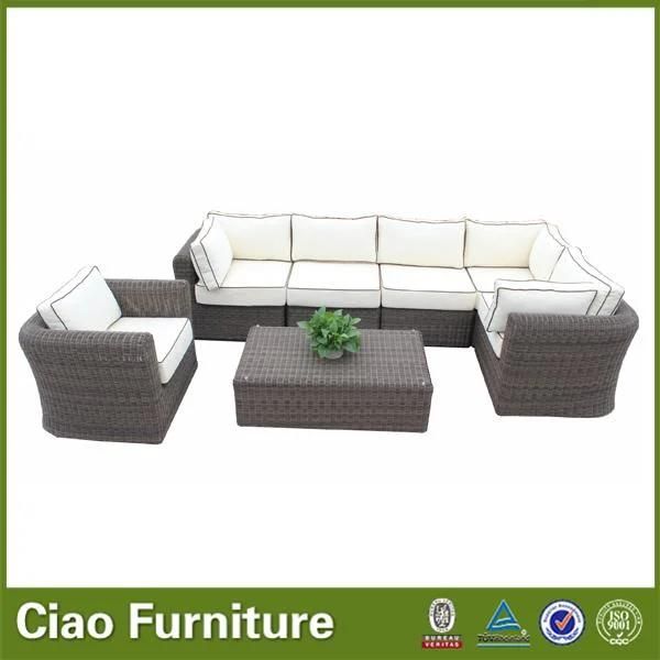 F-Hotel Garden Sofa Wicker Sofa Furniture (CF898)