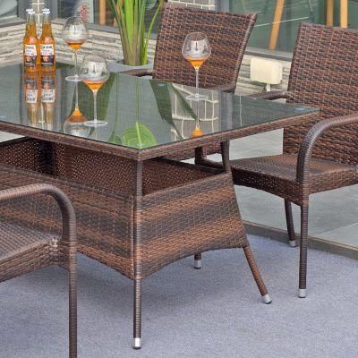 Dining Room Outdoor Garden Rattan Furniture/Table and Chair Furniture