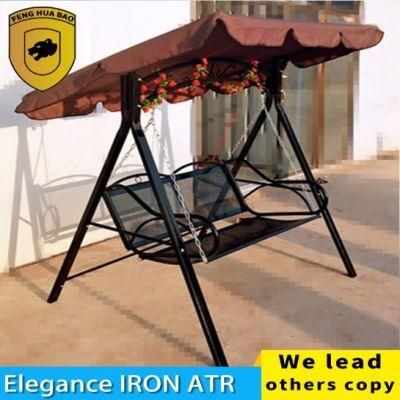 Iron Art Outdoor Swing Chair, Outdoor Courtyard Rocking Chair, Garden Swing, Hanging Chair, Villa Hammock Double.