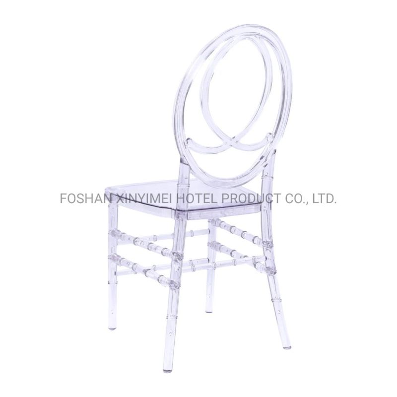 Wholesale Wedding Decorations Supplies Clear Crystal Plastic Resin Phoenix Chair