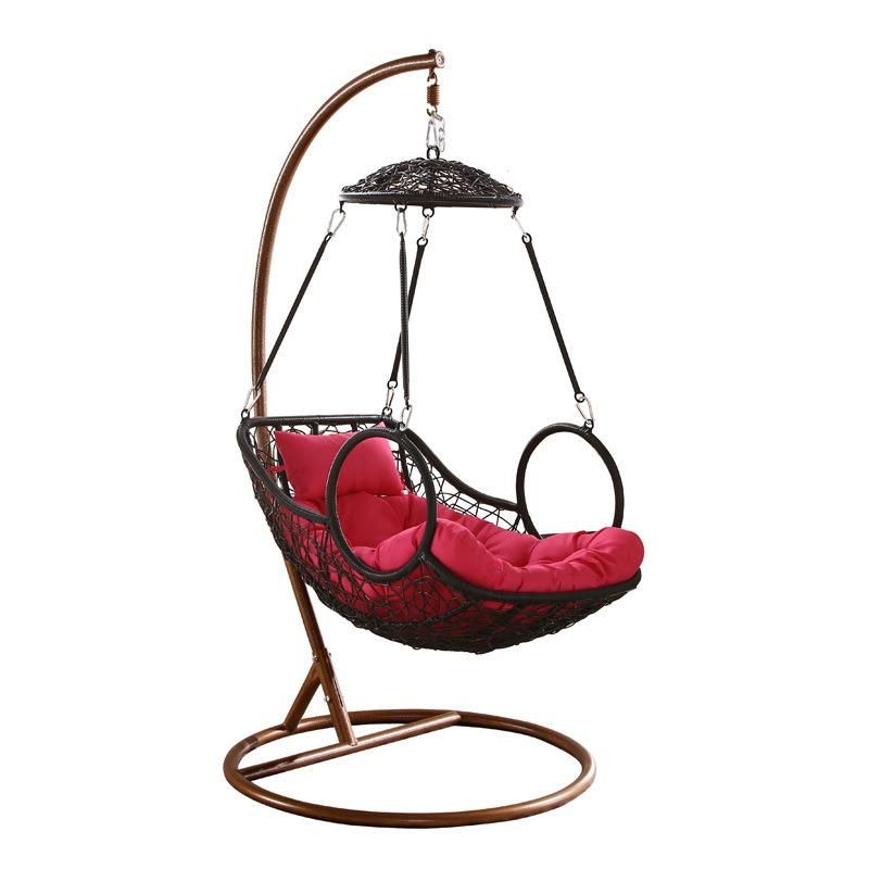 Hot Sale Leisure Multifunctional Outdoor Garden Wicker Hanging Swing Chair