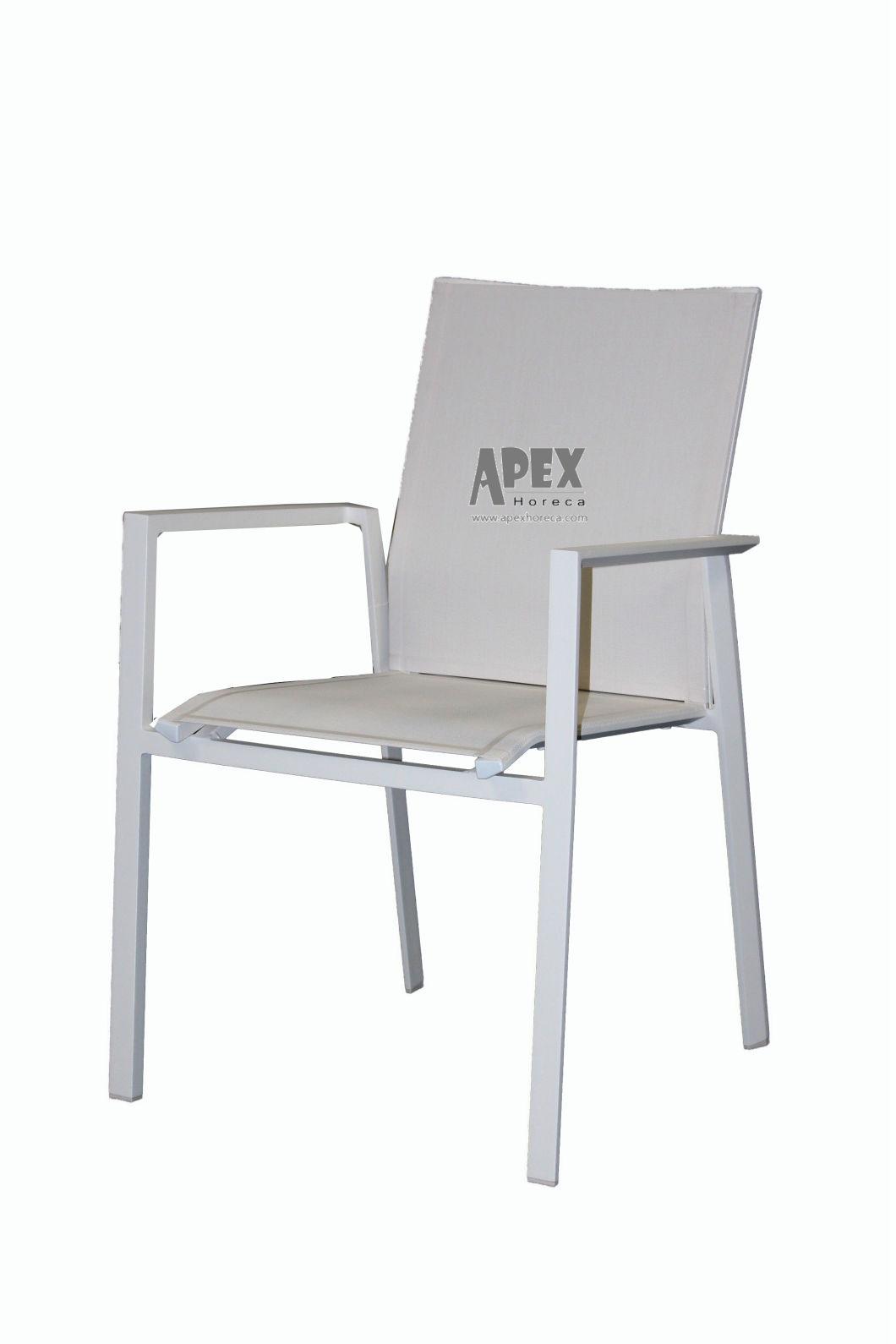 Powder Coating Chair Patio Furniture Textylene Outdoor Dining Chair