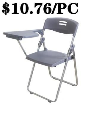 High Quality Luxury Classroom Training Writing Outdoor Stackable Folding Chair