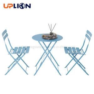 Chinese Factory Produce and Sale Directly 2021-2022 Outdoor Patio Garden Park Portable Folding Table and Chair Set