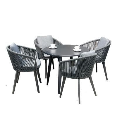Rope Outdoor Patio Garden Waterproof Dining Furniture