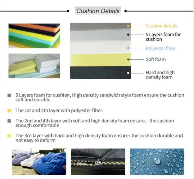Waterproof Outdoor Large Lazy Swimming Pool Floating Bean Bag