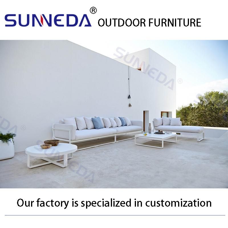 Courtyard Leisure Sofa Set with Strong Aluminum Alloy Frame