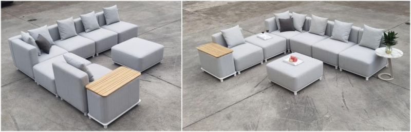 Waterproof Unfolded Darwin Metal China Outdoor Upholstery Furniture Garden Sofa with Good Price