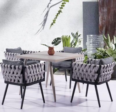 Outdoor Pool Furniture Garden Rattan Chairs Sets Metal Side Table