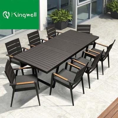 Foshan Luxury High Quality Garden Set Patio Aluminum Table and Chair Outdoor Restaurant Furniture