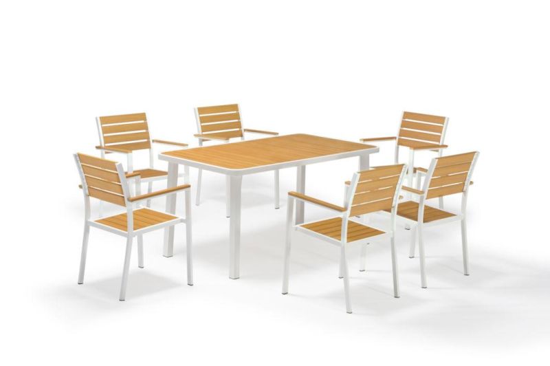 Hotel Outdoor Bistro Poly Wood Table and Chair Sets