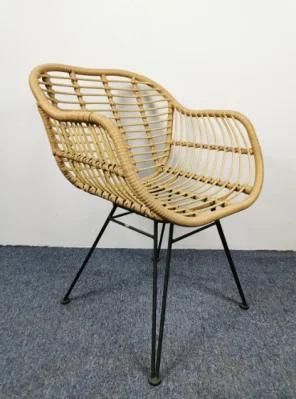Factory Price Non Wood Rattan Garden Wicker Tablet Stackable Furniture Outdoor Chair