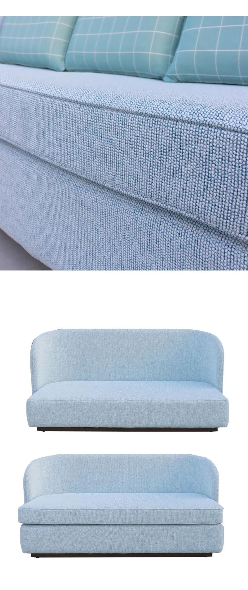 Different Color Option Fabric Darwin Carton Box Garden Couch Sofa Set