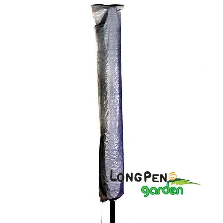 Polyester Garden Sun Umbrella Cover Waterproof with Zipper