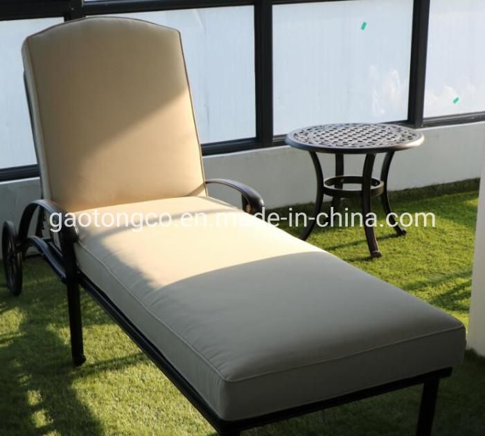 3 Pieces All Weather Outdoor Patio Cast Aluminum Garden Furniture Table Chairs