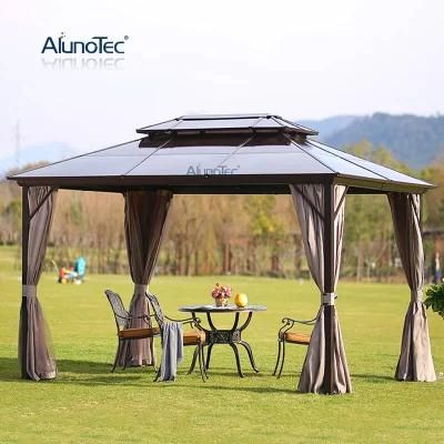 Factory Price Polycarbonate Frame Polycarbonate Canopy Patio Awning Hardtop Gazebo