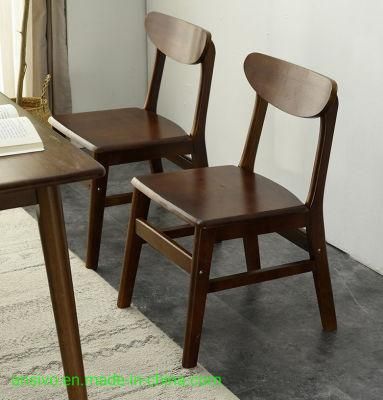 Cushion Classical Design High Backrest Wooden Back Dining Chair Upholstered for Dining Room