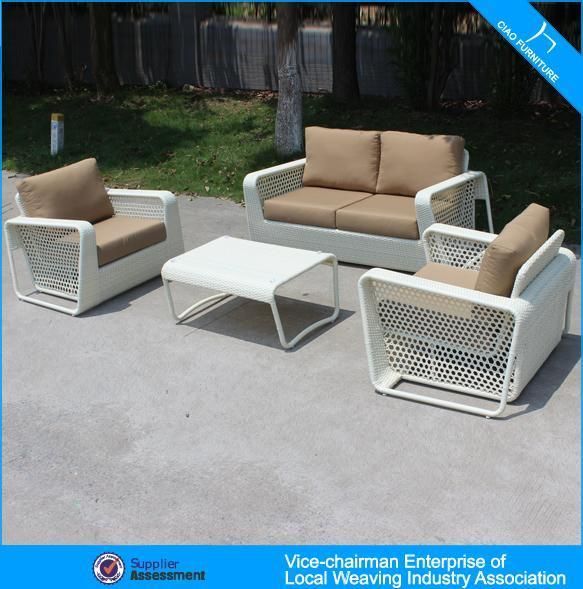 USA Style Wicker Curved Outdoor Sofa