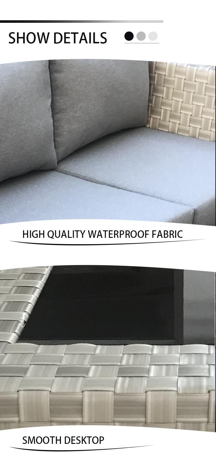 Rattan Sofa Patio PE Wicker Sofa Lounge Outdoor Garden Sofa