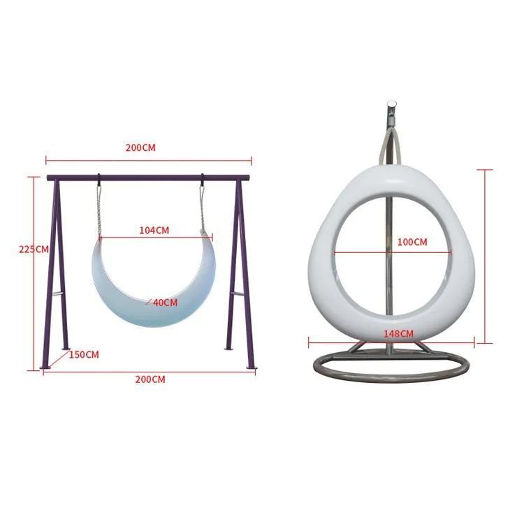 Color Changing Entertainment LED Patio Swings for Party Garden Shopping Mall