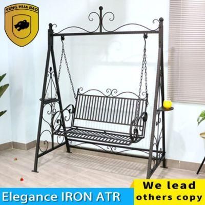 Outdoor Swing Chair Iron Rocking Chair European Hanging Chair Outdoor Courtyard Cradle Double Hammock Park Metal Chair